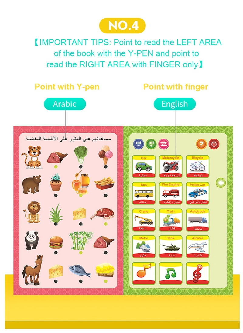 Splendors - Bilingual Arabic And English Interactive Ebook Electronic Talking Book With Smart Pen Electronic Educational Book For Kids Early Development - Image 1