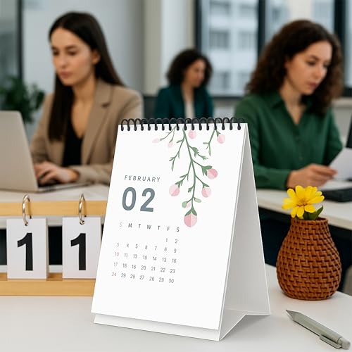 True Flair Trueflair Table Desk Calendar 2026, A5 Size, For Home And Office Use, Study Planner And Daily Tracking Organiser (Design 2) - Image 4