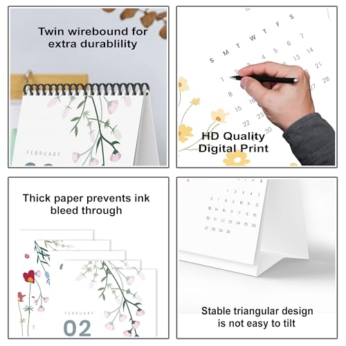 True Flair Trueflair Table Desk Calendar 2026, A5 Size, For Home And Office Use, Study Planner And Daily Tracking Organiser (Design 2) - Image 5