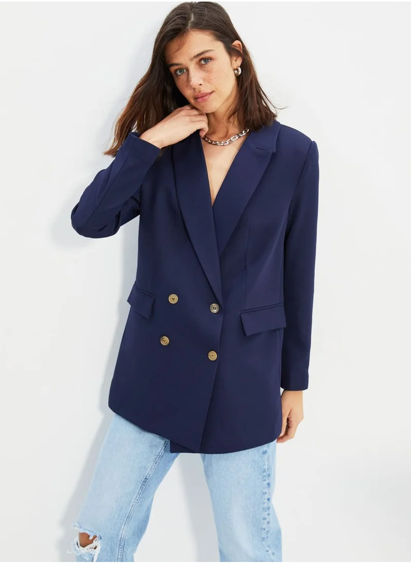 trendyol Double Breasted Coat