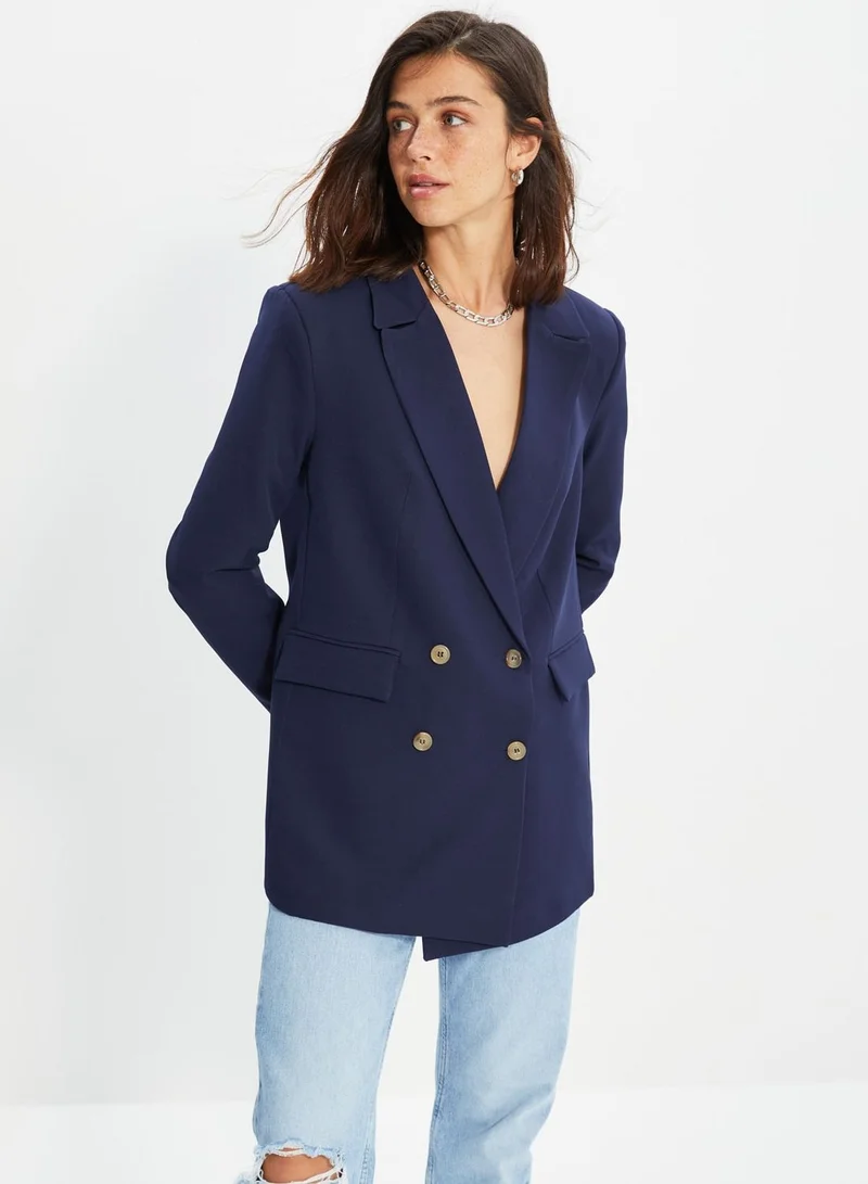trendyol Double Breasted Coat