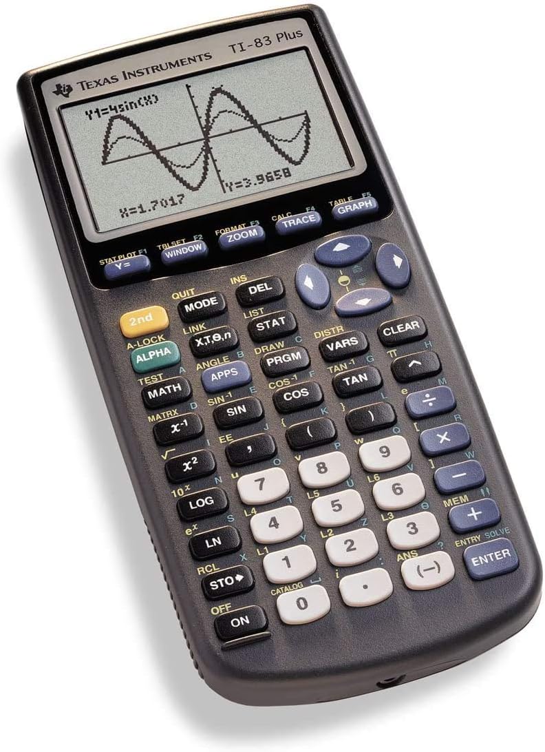 Texas Instruments TI-83 Plus Graphing Calculator with 24 KB Memory - Image 3