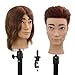 Stancia Barber Mannequin Head Male, Mannequin Head Human Hair for Practicing Haircut, Cosmetology Mannequin Head with 100% Human Hair - Image 2