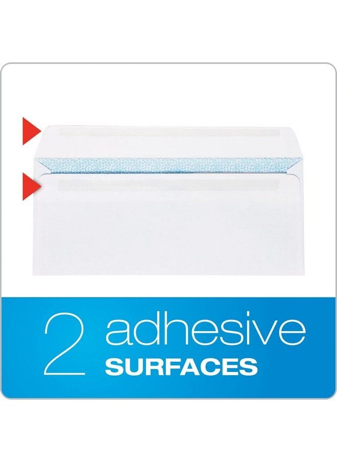 Columbian 10 Doublewindow Selfseal Security Envelopes For Business Statements Invoices 41 8" X 91 2" White 24Lb 500 Per Box (Colo134)  - Image 5