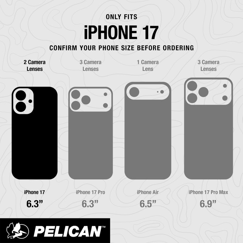 Pelican Voyager iPhone 17 Case [Compatible with MagSafe] Rugged Phone Case w/ 24ft Military-Grade Drop Protection - Heavy Duty Phone Cover w/Belt Clip Holster for iPhone 17 - Black - Image 3