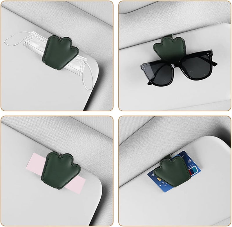 Auto Car Vehicle Sun Clip Holder for Sunglasses Accessories Eyeglass Glasses Storage Sun Glasses Sunglasses - Image 3