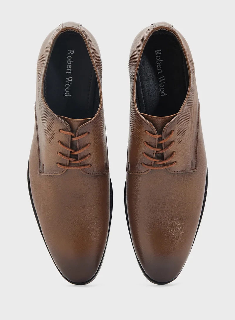 Robert Wood Genuine Leather Formal Lace Ups