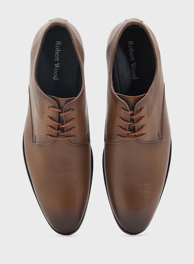 Robert Wood Genuine Leather Formal Lace Ups  - Image 4