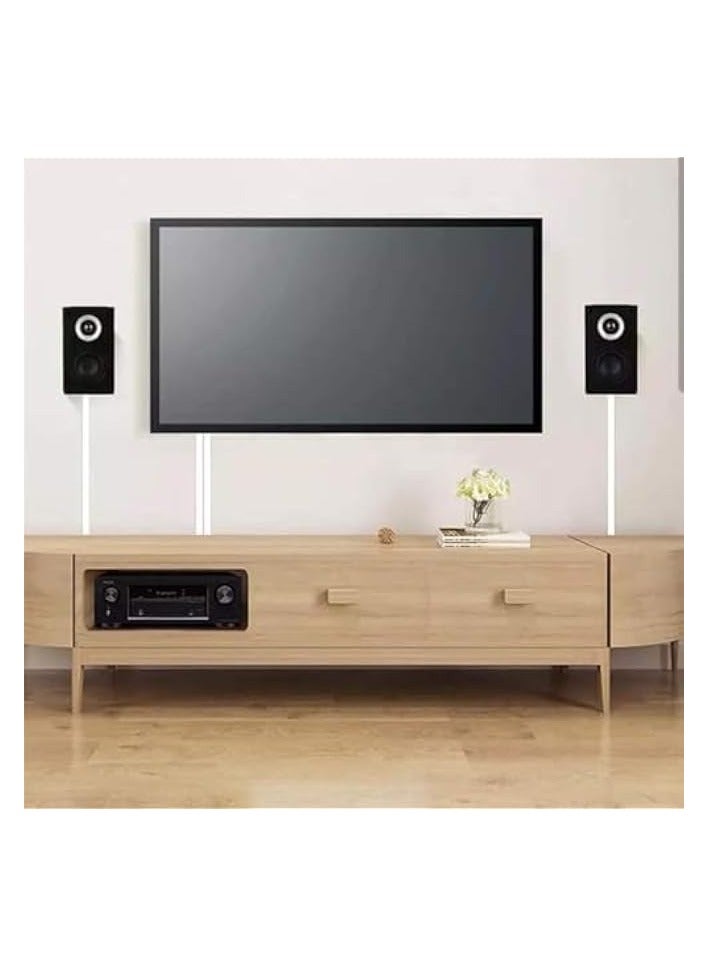 erorex Global Square Cable Box Self Adhesive Pvc Trunking White 95cm x 3pc 16x16mm Wall Cord Cover Concealer On-Wall Wire Paintable Management Raceway To Hide Wires - Pack Of 1 (3Pcs of 16X16X950mm) - Image 4