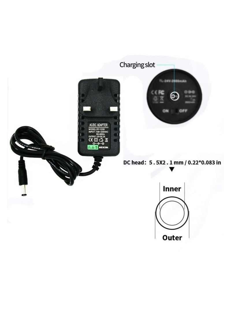 Universal UK G-Type Power Adaptor - AC 100-240V to DC 12V 2A Converter - Compatible with Routers, Massagers, LED Strips, CCTV Cameras, and Other Electronic Devices - Fast Charging Adapter - Image 5