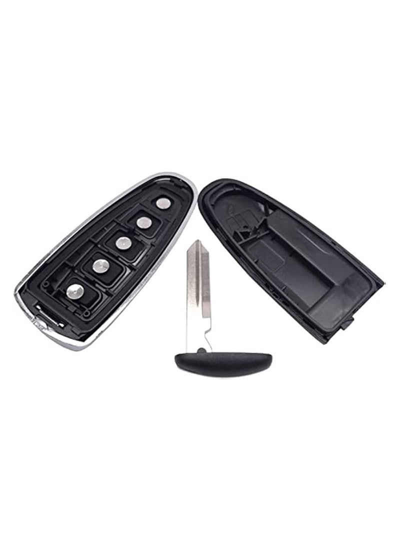 OIMG 5 Buttons Uncut Key Cover For Ford Edge Escape Explorer Focus Flex Taurus Fusion Lincoln MKS MKT MKX CMX Navigator Replacement Car Remote Control Key Fob Shell Case  - Image 3