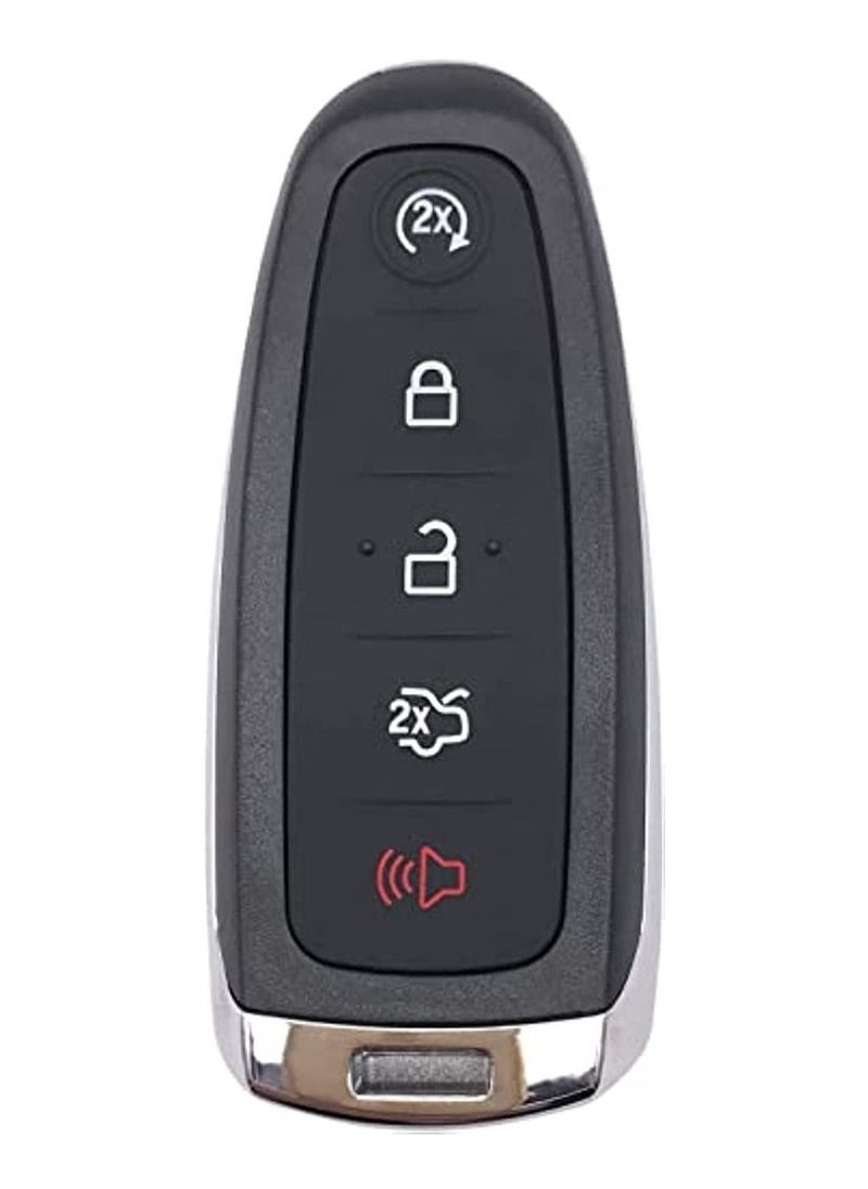 OIMG 5 Buttons Uncut Key Cover For Ford Edge Escape Explorer Focus Flex Taurus Fusion Lincoln MKS MKT MKX CMX Navigator Replacement Car Remote Control Key Fob Shell Case  - Image 2