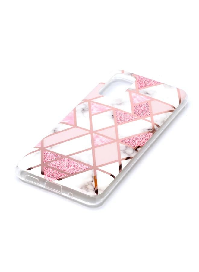Zaboon Case For Galaxy S20 Plating Marble Pattern Soft TPU Protective Case - Image 3
