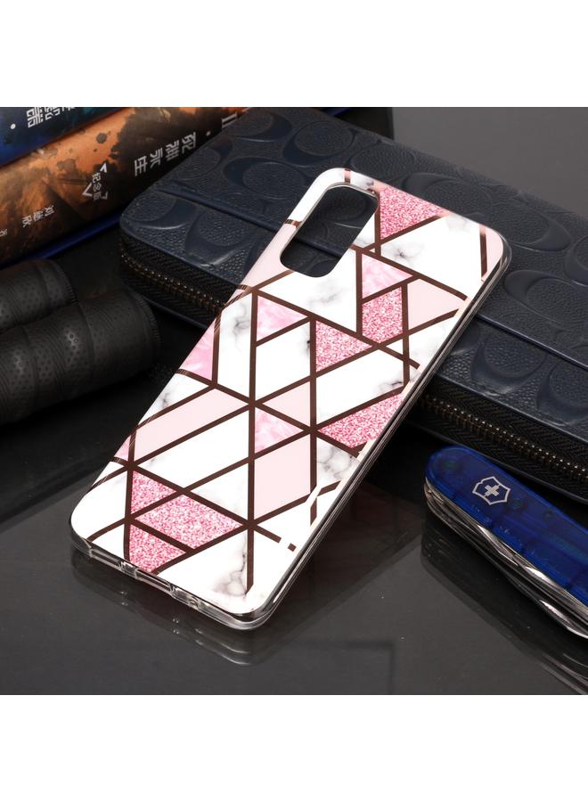 Zaboon Case For Galaxy S20 Plating Marble Pattern Soft TPU Protective Case - Image 5