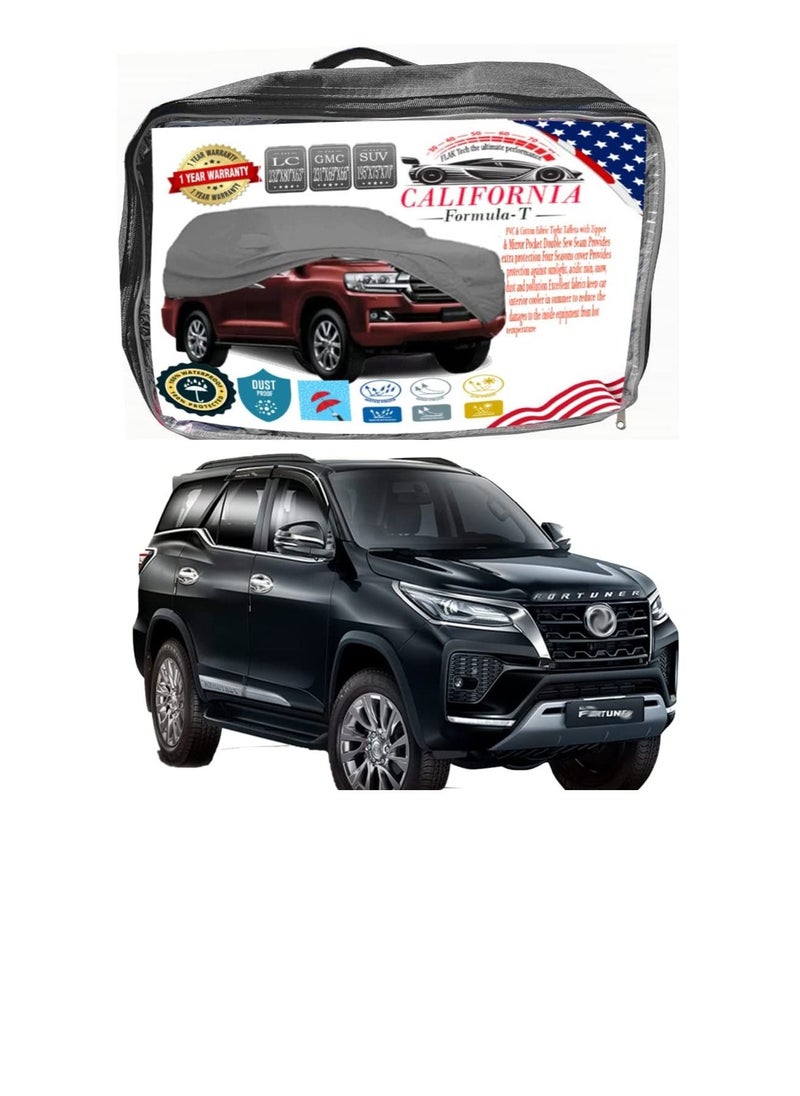 California formula-T California Car body Cover Windproof  Scratch Resistant Cover with Working Gloves Toyota Avanza 