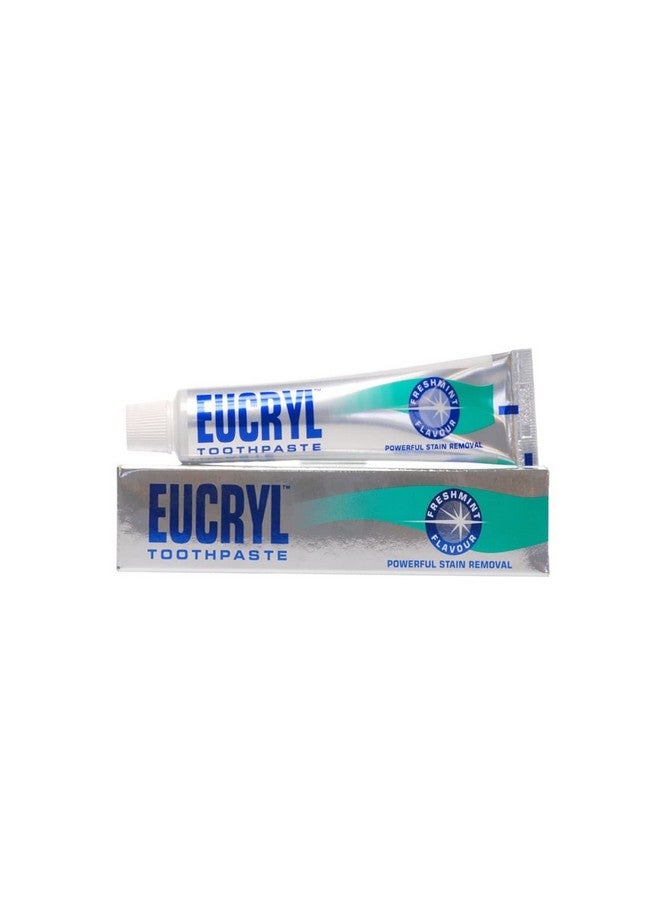 Eucryl معجون أسنان أوكريل للمدخنين بنكهة النعناع المنعش 50 مل إزالة بقع قوية عبوة من 2 - Image 3