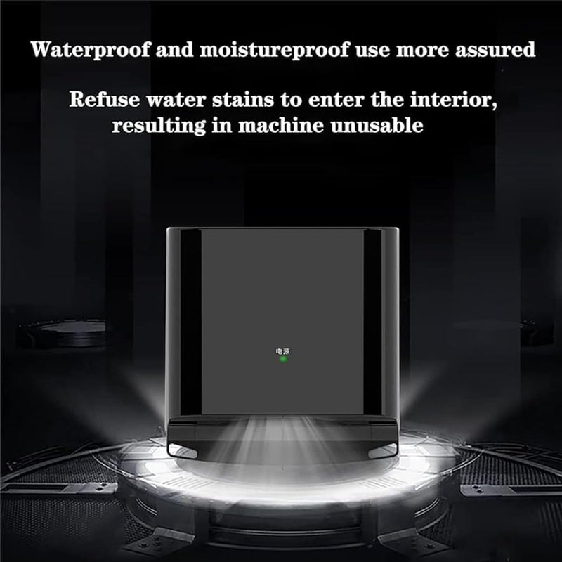 Automatic Commercial Hand Dryer Hand Dryer ABS Air Dryer Hand with Filtration Wall Mount Hand Dryer, Household Hotel Commercial Hand Dryer for Toilets Washrooms WC (Silver) - Image 3