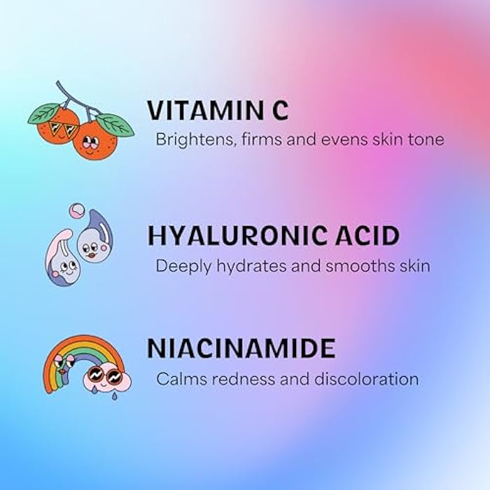 InstaNatural BESTIES Gentle Teen Gel Face Moisturizer | with Vitamin C, Hyaluronic Acid, Niacinamide for Hydration, Smoothness, Even Skintone | Simple Skincare for Healthy Skin (for All Skin Types) - Image 3