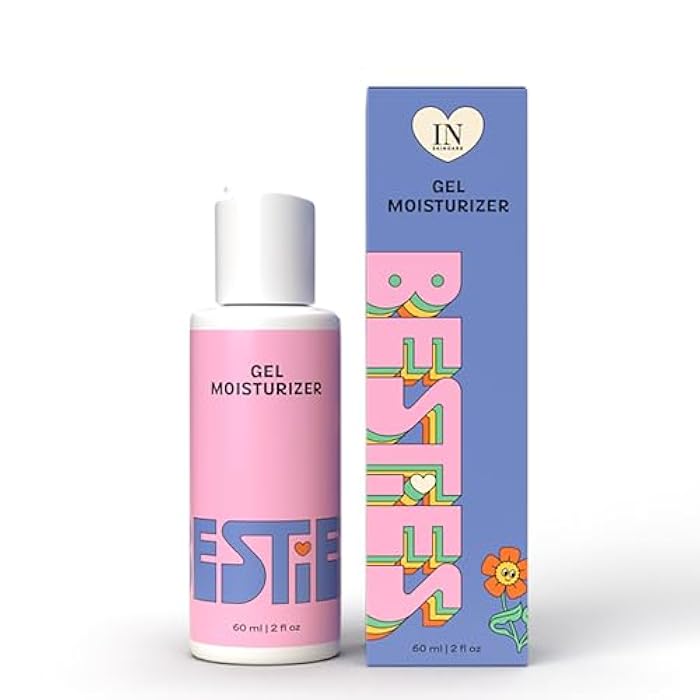 InstaNatural BESTIES Gentle Teen Gel Face Moisturizer | with Vitamin C, Hyaluronic Acid, Niacinamide for Hydration, Smoothness, Even Skintone | Simple Skincare for Healthy Skin (for All Skin Types) - Image 1