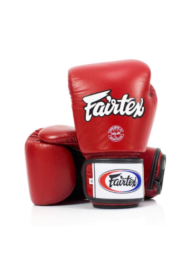 Fairtex BGV1 Universal Breathable Boxing Gloves – Red - Image 1