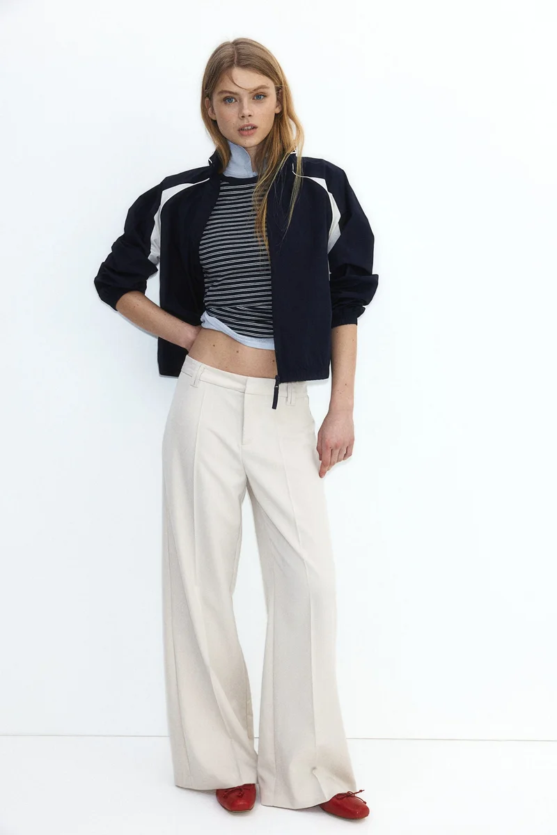 اتش اند ام بنطلون بقصّة عريضة