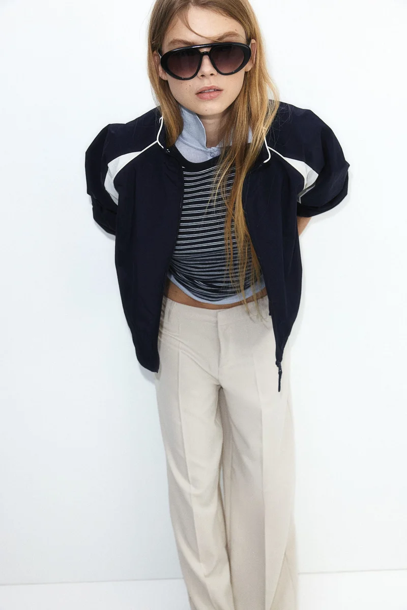 اتش اند ام بنطلون بقصّة عريضة