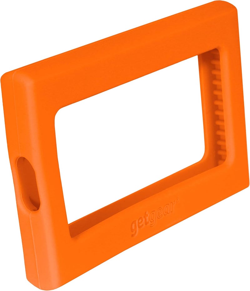 GETGEAR Silicone Bumper for Samsung T7. T7 Touch Portable SSD - 1TB, 2TB, 500GB, USB 3.2, Strong-Shock Absorbing, Slip-Resistant- Black (Orange) - Image 5