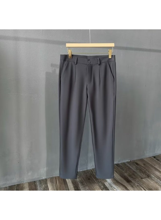 Shougu Men's Fashionable Casual Business Suit Pants