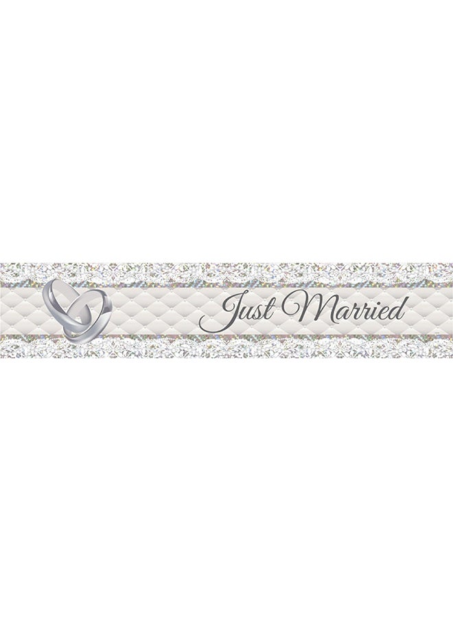 Foliebanner Just Married 260x19cm - pzsku/Z74509764AF5E93BBAEF3Z/45/_/1719998681/fedd7a6d-8676-41e0-940c-c1c564f943de