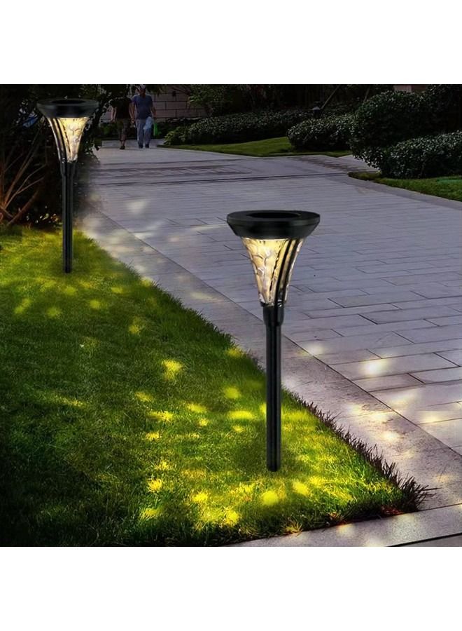 GGEROU Solar Pathway Lights Outdoor, Bright Solar Lights Outdoor,2 Pack Solar Powered Landscape Lighting for Garden, Lawn, Patio, Yard, Walkway - Image 1