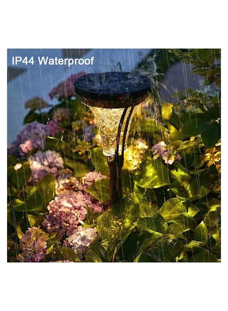 GGEROU Solar Pathway Lights Outdoor, Bright Solar Lights Outdoor,2 Pack Solar Powered Landscape Lighting for Garden, Lawn, Patio, Yard, Walkway - Image 4