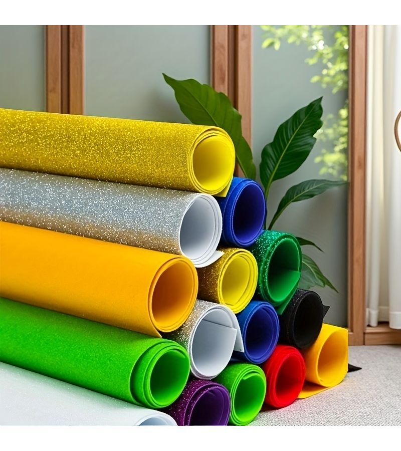 ألواح رغوية سميكة جدًا وكبيرة مقاس 18 × 9 بوصة، ملونة وفضية، لإمدادات الحرف اليدوية للمشاريع المصنوعة يدويًا - Image 3