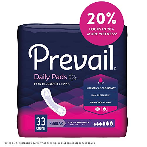 Prevail Ultimate Absorbency Incontinence Bladder Control Pads for Women, Regular Length, 33 Count - Image 3