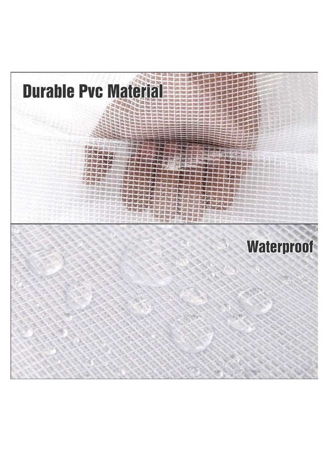 Generic - 10PCS Plastic Wallets A4 Zip Wallets Ziplock Bags Plastic Mesh Document File Folder A4 Zipper Bag Zip Locked Bags A4 Zip Lock Mesh Document Files Wallet - Image 1