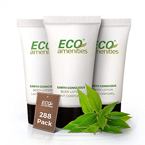 Eco Amenities Travel Size Lotion Bulk  288 Pack 22ml 075 fl oz Tubes  Delight Guests with Refreshing Mini Hand Lotion Travel Size Toiletries  Individually Packed for AirBnBs Hotels Gyms Spas