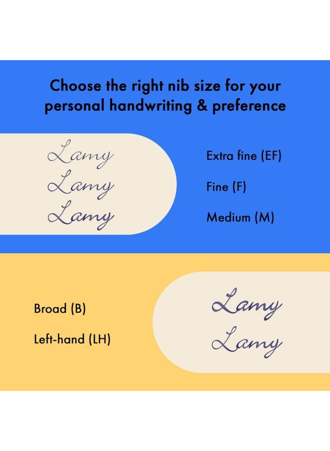LAMY AL-Star Fine Nib Fountain Pen - Ocean Blue - Image 5