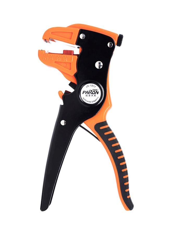 Paron Dual Layer Handle Duckbill Pliers Orange/Black 175x86x13mm - Image 1