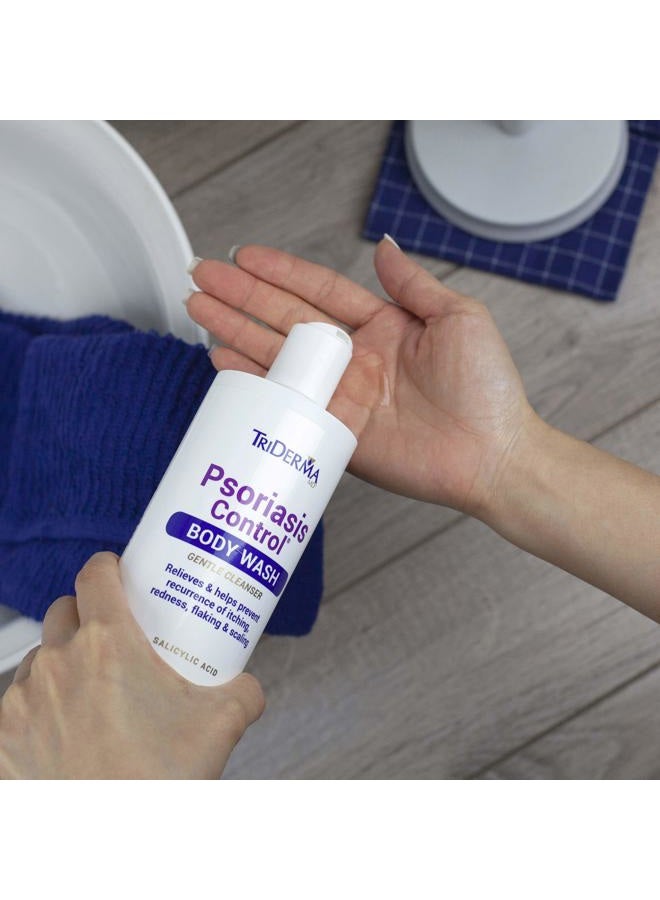TriDerma Body wash for psoriasis control: mild cleanser with 2% salicylic acid, AP4 aloe vera gel: treatment for psoriasis - Image 5