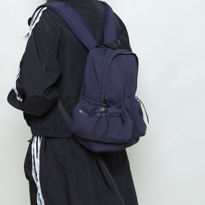 2026 Korean Fashion Pleated Backpack Lightweight Waterproof Travel Commuter Bag for Women - Image 4