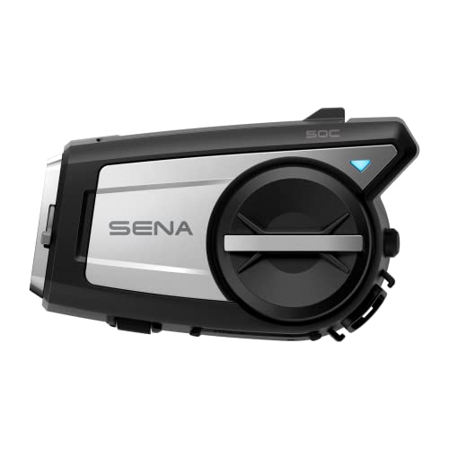 Sena 50C Motorcycle Communication & 4K Camera System with Sound by Harman Kardon Integrated Mesh Communication Headset with Premium Microphone & Speakers - Image 1