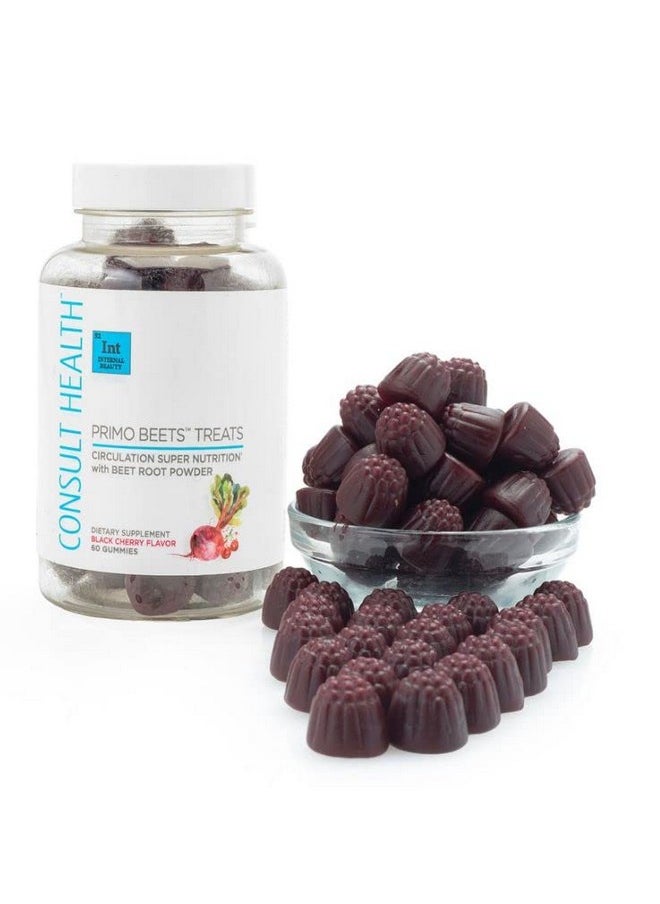 Consult Health - Primo Beetstreats Circulation Super Nutrition With Beet Root Powder Black Cherry Flavor - Image 1