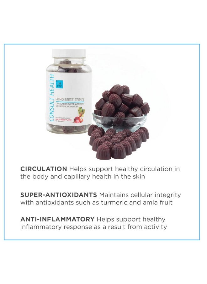 Consult Health - Primo Beetstreats Circulation Super Nutrition With Beet Root Powder Black Cherry Flavor - Image 1