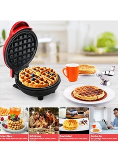 Generic Jamaki 1000W Mini Round Waffle Maker with Non-Stick Coating, Belgian Waffle Maker with Classic Retro Design, Classic Wafer Pancake Maker for Home and Kids Birthday - jmk2020  - Image 4