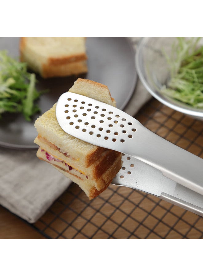 Onlycook 304 Stainless Steel Multifunctional Tongs For Grilling Meat, Steak, Food, Bread, Extended And Thickened, Heat-Resistant Tongs - Image 3