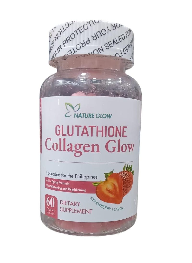 Nature Glow Collagen Glutathione Strawberry Glow Flavor, 60 Organic Chewable Tablets - pzsku/Z7451927704330E1FB388Z/45/_/1719841710/fa70b406-5dca-4aab-98c7-04814c71968a