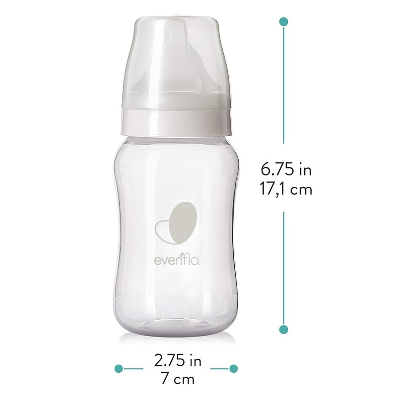 Evenflo Feeding Premium Proflo Venting Balance Plus Wide Neck Baby Newborn and Infant Bottles  Helps Reduce Colic  9 Ounce Pack of 6 - Image 3