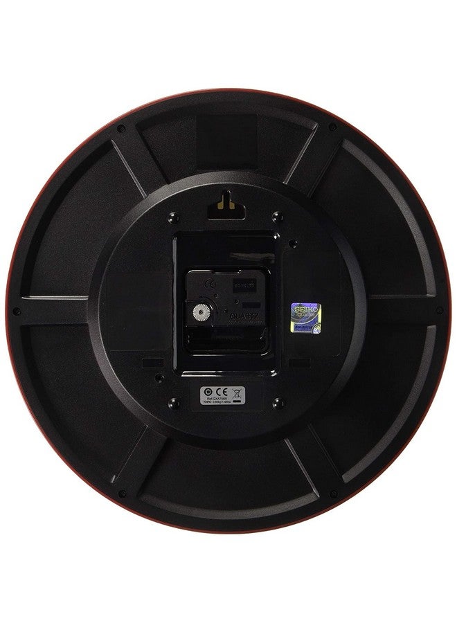 Seiko سايكو ساعة حائط بلاستيكية (حمراء) - Image 5