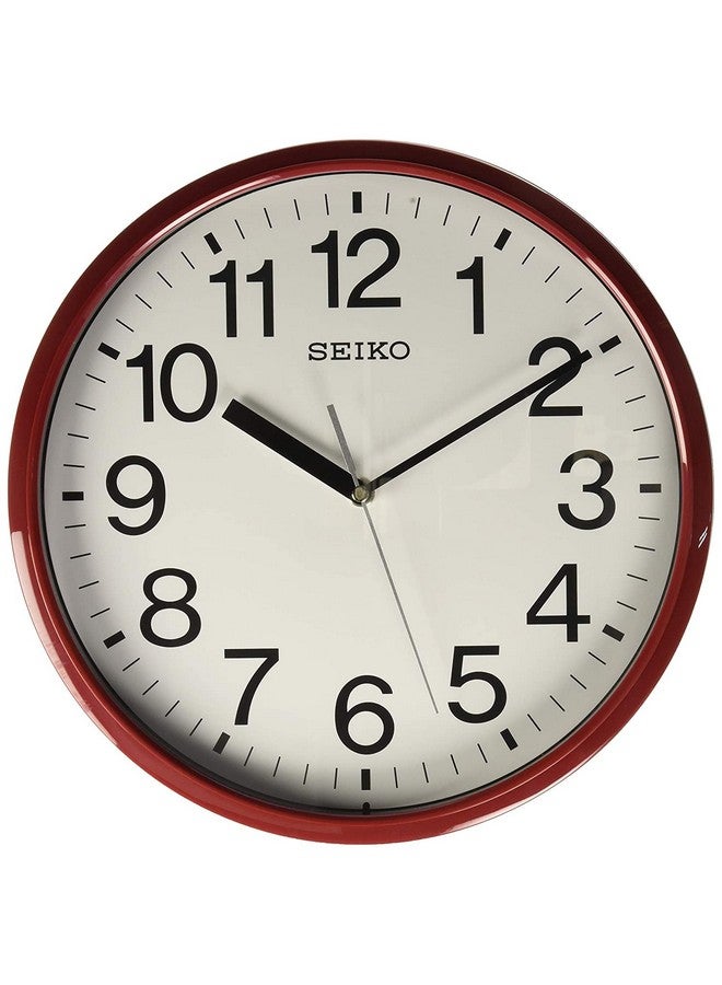 Seiko سايكو ساعة حائط بلاستيكية (حمراء) - Image 1