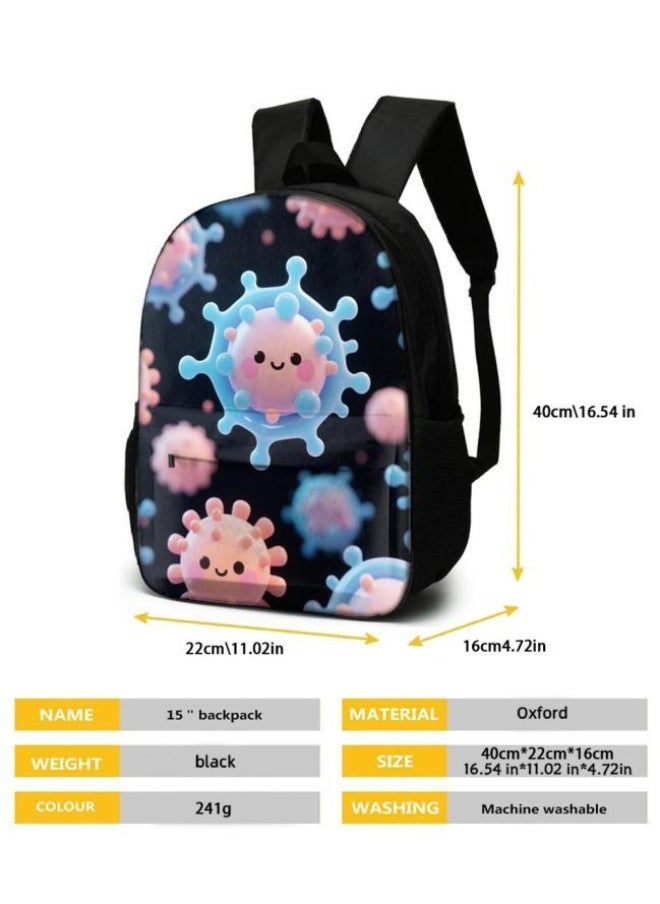 Generic - Cute cartoon print three-piece set! Backpack + handbag + pen bag combination | Multi-scene for student and children's outing - 416 - Image 1