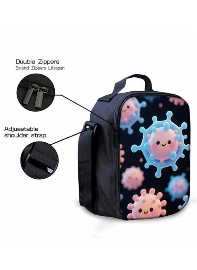 Generic - Cute cartoon print three-piece set! Backpack + handbag + pen bag combination | Multi-scene for student and children's outing - 416 - Image 1
